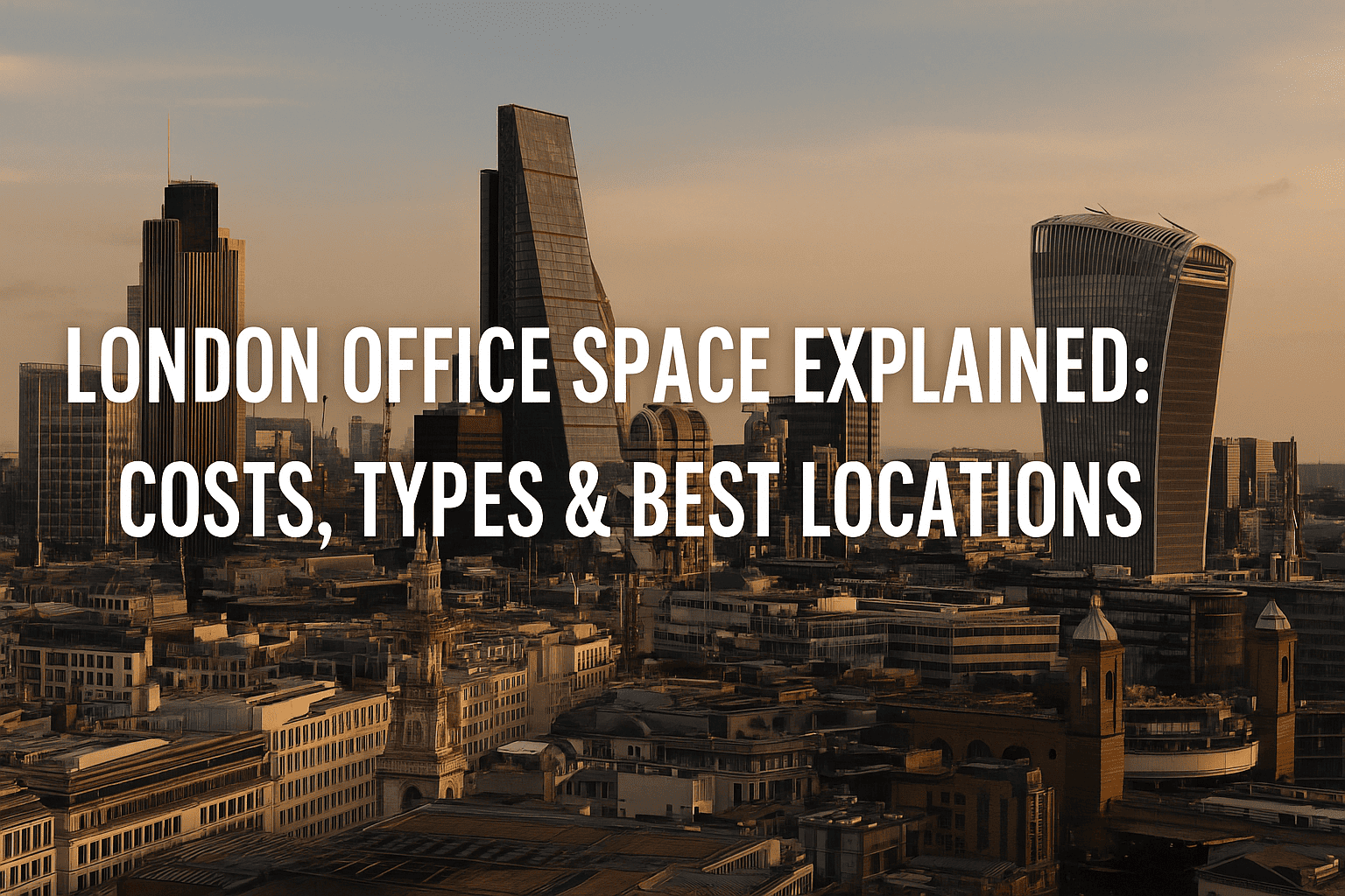 London Office Space Explained: Costs, Types & Best Locations